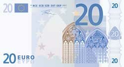 20 евро аверс