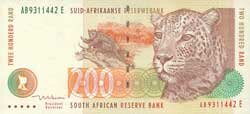 200 южноафриканских рэндов аверс