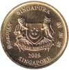 5 сингапурских центов реверс