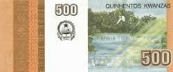 500 ангольских кванз реверс