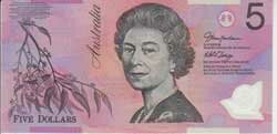 5 австралийских долларов аверс