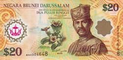 20 брунейских долларов аверс