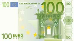 100 евро аверс