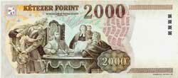 2000 венгерских форинтов реверс
