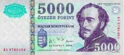 5000 венгерских форинтов аверс