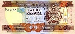 20 долларов Соломоновых островов аверс