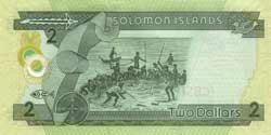 2 доллара Соломоновых островов реверс