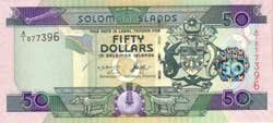 50 долларов Соломоновых островов аверс