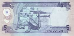 5 долларов Соломоновых островов реверс