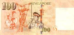 100 сингапурских долларов реверс