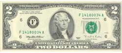 2 доллара США аверс