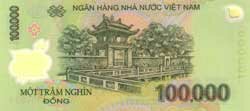 100000 вьетнамских донгов реверс