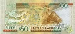50 восточно-карибских долларов реверс