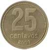 25 аргентинских сентаво аверс
