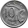 10 австралийских центов аверс