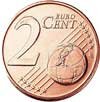 2 европейский цента Австрии аверс
