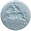 2 литовских цента реверс