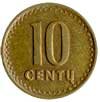 10 литовских центов аверс
