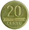 20 литовских центов аверс