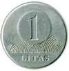 1 литовских лит аверс